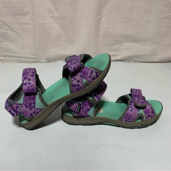 Merrell Womens Surf Strap Sandal 2.0 Floral purple Size US 6 meduim - Picture 10 of 12